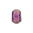 thumbnail image 2 of FB Jewels Sterling Silver Reflections Pink Dichroic Glass Bead, 2 of 3