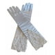thumbnail image 4 of Guantes De Satín Blancos Novia, 15 Años, Damas De Honor, 4 of 4