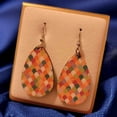 thumbnail image 4 of Easter Egg Wooden Teardrop Earrings, 4 of 4