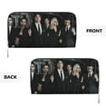 thumbnail image 3 of Poster The Vampire Diaries Hand Wallet Card Bag Long Leather Wallet Handbag Clutch Purse Storage Bag Zip Organizer With Card Slots, 3 of 8
