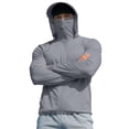 thumbnail image 2 of JOANKDMI Sun Protection Hoodies for Men Long Sleeve UV Shirt with Face Mask and Thumb Holes Lightweight Zip Up Cooling Athletic Jacket for Fishing Hiking Outdoor, 2 of 6