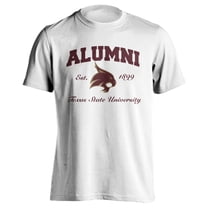Texas State University Bobcats Alumni Proud Graduate Short Sleeve T-Shirt