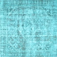 thumbnail image 1 of Ahgly Company Indoor Square Persian Light Blue Traditional Area Rugs, 6' Square, 1 of 4