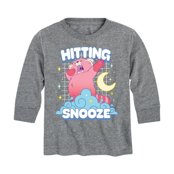 Turning Red - Hitting Snooze - Youth Long Sleeve Graphic T-Shirt