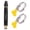 A-1PC Booster Nozzle(PP) and 2PC Clip, variant on Metal Heavy Duty Booster Nozzle Garden Hose Sprayer Adjustable Watering Plants Even spray Garden flush