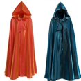 thumbnail image 4 of Medieval Cloak Cloak Wizard Robe Death Cosplay Costume S-2xl, 4 of 5