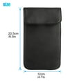 thumbnail image 3 of Faraday Bag RFID Signal Blocking Bag(2 Pack) Shielding Pouch Wallet Case for Cell Phone and Car Key FOB  Anti-Tracking Anti-Spying, 3 of 8