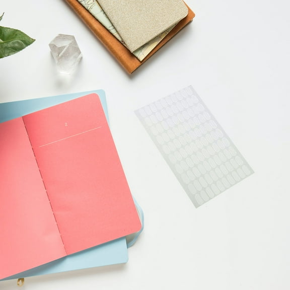 GAXIRE Double Sided Adhesive Dots Transparent Acrylic Glue 400 Pieces for Crafts, Scrapbooking, and Home Use