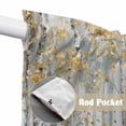 thumbnail image 1 of Yellow Grey Forest Kitchen Window Curtains, Swag Curtains Valance for Bedroom Living Room Bathroom, Grey Modern Art Oil Painting Rod Pocket Window Treatment Curtain Block Drapes 2 Panels 36"x36", 1 of 8