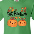 thumbnail image 4 of Inktastic Big Brother Pumpkins with Fall Leaves Youth T-Shirt, 4 of 5