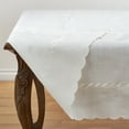 thumbnail image 5 of Saro Lifestyle Braided Embroidery Tablecloth, 5 of 5