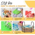 thumbnail image 5 of SINKOO 8 Pieces Ocean Wrold Style Diamond Painting Kits,Diamond Painting Kits with Holder,Diamond Art Coasters for Beginners Adults,Perfect Art Craft Supplies Gift(Marine Animals Style), 5 of 5