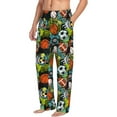thumbnail image 2 of Fotbe Balls Men's Pajama Pants,Sleepwear Pants,Pj Bottoms Drawstring And Pockets-XX-Large, 2 of 9
