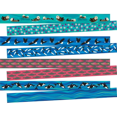 Barker Creek Sea & Sky Double-Sided Trim Set (8 designs) - 140 Feet