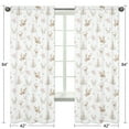 thumbnail image 5 of Deer Floral Semi-Sheer Rod Pocket Curtain Panels (Set of 2) by Sweet Jojo Designs, 5 of 5