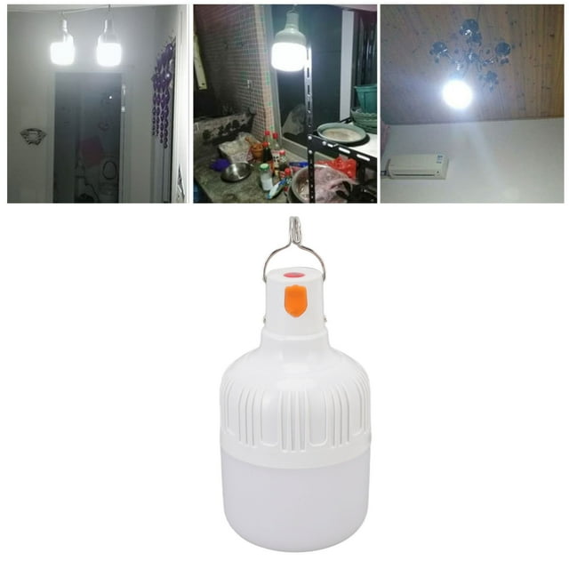 Bombilla LED De Emergencia Recargable, Bombilla Recargable De Ahorro De Energía Control Inteligente Disipación De Calor Seguro Para Pesca Nocturna Para Uso Diario