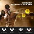 thumbnail image 4 of Yibooy Boxing Reflex Ball Set Punching Balls for Improve Punching Speed (Yellow Green), 4 of 4