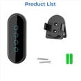 thumbnail image 5 of 2X Smart Home 433mhz 4 Teclas Ev1527 Tecla de Codificación Interruptor de Control Remoto Transmisor Control Remoto Inalámbrico Negro, 5 of 5
