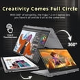 thumbnail image 5 of Lenovo Yoga 7 2-in-1 16" WUXGA Touchscreen Laptop, AMD Ryzen 7 8840HS, 16GB LPDDR5X, 2.5TB Storage (2TB SSD+512GB Docking Station Set), Backlit Keyboard, Fingerprint Reader, Win 11, Artic Grey, 5 of 9