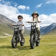 thumbnail image 7 of Peak 750W Motor Electric Moutain Bike, 16" Fat Tire Electric Bike for Teenagers, 48V 15Ah Battery, UL2849, 7 of 7