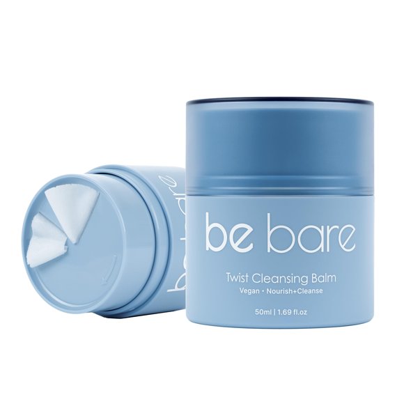 Bálsamo limpiador Naisture Bebare Twist con dispensador higiénico Twist: limpiador para eliminar maquillaje intenso y lavado facial hidratante para todo tipo de piel. Cuidado de la piel vegano coreano