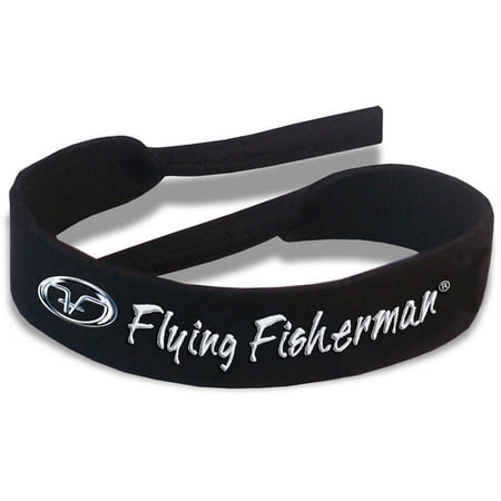 Flying Fisherman Black Logo Neoprene Retainer