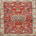 thumbnail image 1 of Ahgly Company Machine Washable Indoor Square Traditional Light French Beige Brown Area Rugs, 5' Square, 1 of 7