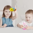 thumbnail image 4 of Plush Chick Easter Decoration Jumping Chicken With Eggshell Toys Clockwork Children Gift Cartoon Animals Stuffed Rabbit 3.5in, 4 of 12