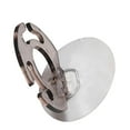 thumbnail image 3 of Injueey Soporte de plástico para cepillos de Montaje en pared portátil Estante de afeitadora autoadhesivo impermeable Soporte de organización Juegos de accesorios de baño Gris transparente Injueey HA000095-03B, 3 of 6