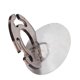 thumbnail image 1 of Naiovety Soporte de plástico para cepillos de portátil montado en la pared resistente al agua autoadhesivo estante para afeitadora sin Juegos de accesorios de baño Gris transparente Naiovety HA000095-03B, 1 of 6