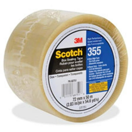 3M MMM35572X50CL Scotch Box-Sealing Tape 355 1 RL - Walmart.ca