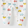 thumbnail image 6 of 1-3 Months Newborn Footed Sleeper Gown With Mitten Cuffs Cotton Side Baby Footed Print Infant Play For 0 6 Months Boys And Girls Baby Romper Pajamas Crawling Clothes, 6 of 6