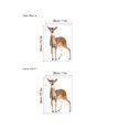 thumbnail image 4 of Adhesivos de pared con bonitos ciervos en acuarela con forma de animal para niños, 4 of 4