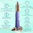 thumbnail image 2 of Depiladora facial iMusthav 2 en 1 con luz LED y carga USB, 2 of 8