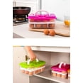 thumbnail image 4 of 2 Tier Plastic Egg Container Holder,Clear Deviled Egg Tray with Lid Egg Carrier Box Holder for Refrigerator Freezer Storage, 4 of 6