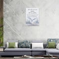 thumbnail image 6 of Scripture Wall Art Bible Verse Wall Decor Christian Inspirational White Dove Pictures Canvas Print Painting Artwork Home Decorations for Bedroom Living Room Office 12"x16", 6 of 6
