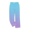 thumbnail image 6 of ylioge Womens Fleece Pajama Pants with Pockets Straight Leg Pajamas Bottoms Ladies Casual Gradient Printed Drawstring Elastic Waist Warm Homewear Pant, 6 of 8