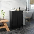 thumbnail image 2 of Giantex Bathroom Floor Cabinet, Wooden Freestanding Storage Cabinet with Double Doors, Suitable for Bathroom, Living Room, Bedroom, Entryway, 2 of 9