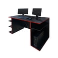 thumbnail image 1 of Escritorio Gamer DECOMOBIL Escrigamer Melamina Mdp 140cm X 75cm X 60cm Negro Mate/Rojo GAMER, 1 of 5