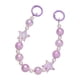 thumbnail image 1 of Llavero con cuentas, pulsera, bolso, cadena de dijes, cuentas de estrella de acrílico, cadena de bolso con cuentas Violeta, 1 of 8