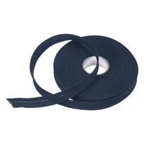 Uxcell 3/4 Inch Single Fold Bias Tape Polyester Continuous Bulk Bias Tape for Sewing, Seaming Quilting Hemming Binding Crafts (Navy Blue 25 Yards)