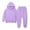 Purple, variant on VerPetridure Toddler Baby Boys Girls Hooded Tracksuit Pullover Sweatshirt+Jogging Pants Set of 2 Unisex Fall Sweatsuit for Kids 0-13 Years