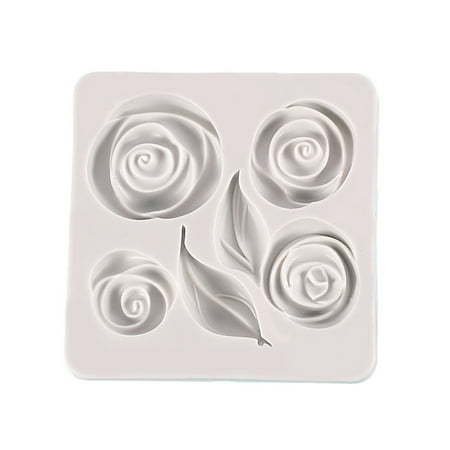 

Silicone Rose Mold Large Rose Flower Soap Mould Food Grade Silicone and BPA Free