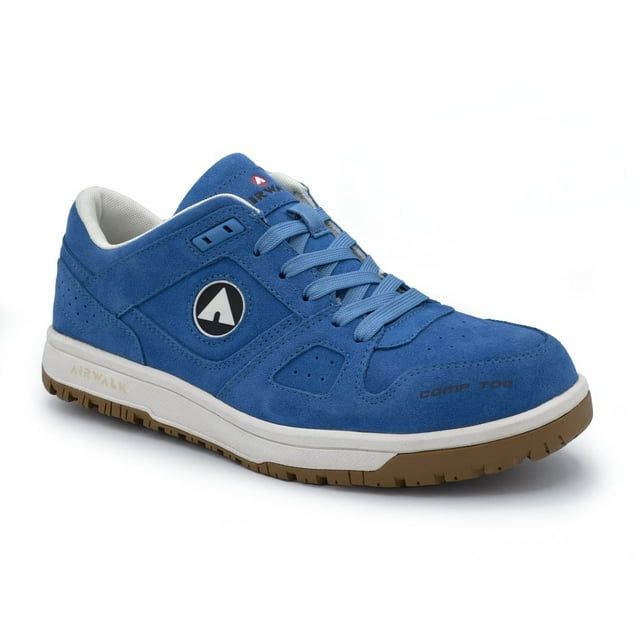 AIRWALK SAFETY Women's Mongo Composite Toe EH Work Shoe Light Blue/Sail - AW6314