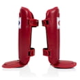 thumbnail image 4 of Espinilleras Fairtex SP3 Muay Thai para hombre, mujer y niño, color rojo, 4 of 5