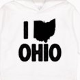 thumbnail image 3 of Inktastic I Love Ohio with State Silhouette Toddler Hoodie, 3 of 4