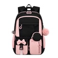 thumbnail image 2 of Girls Backpack School Bags Kids Elementary School Backpack for Girls Teens Cute Childrens Bookbags Casual Back Packs (Pink), 2 of 9