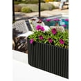 thumbnail image 6 of Veradek Demi Series Window Box 36" Plastic-Stone Planter - (Black/2 Pack), 6 of 10