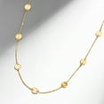 thumbnail image 3 of Pure Collection by Ross-Simons Italian 14kt Yellow Gold Disc Station Necklace, Women's, Adult, 3 of 6