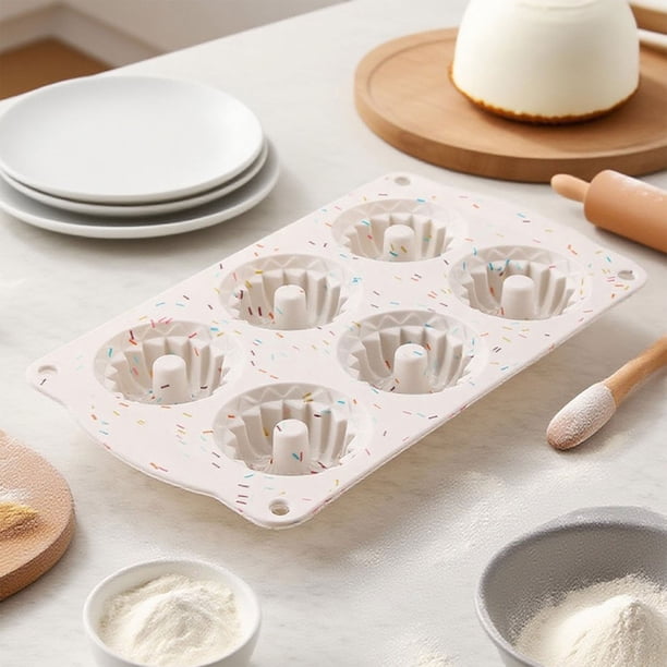 Silicone Cake Molds Non-Stick Baking Tools Kitchen Bread Making Set Flexible Cupcake Molds Baking Accessories